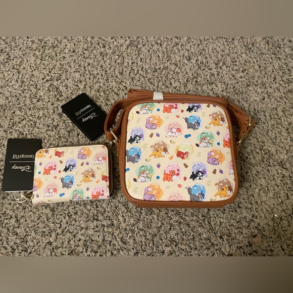 Loungefly Disney Cats with Milk Cartons Crossbody - Picture 3 of 4